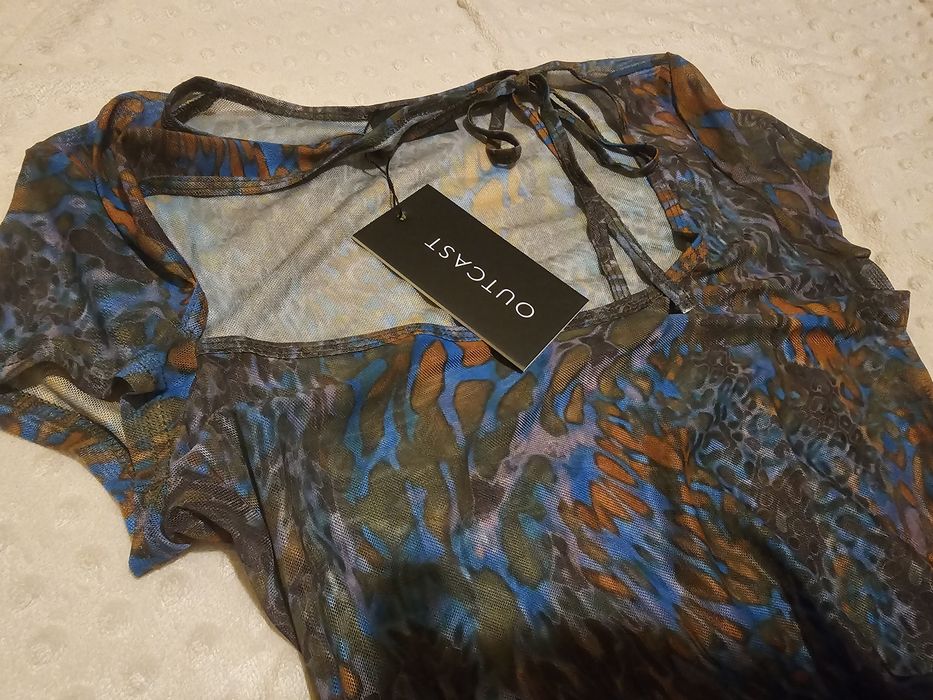 Rochie Outcast Josephine mini dress jaguar