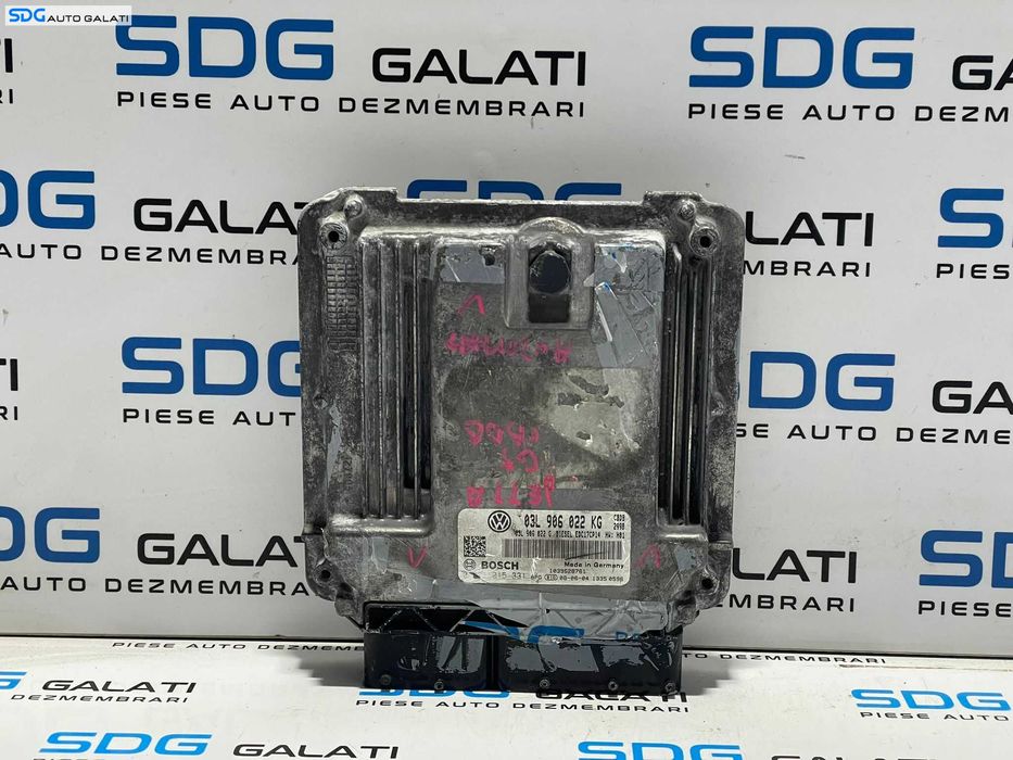 ECU Calculator Motor Bosch Volkswagen Jetta 3 MK3 2.0 TDI CBDB 2005 - 2011 Cod 03L906022KG 0281015331 [L3005] [L3006]