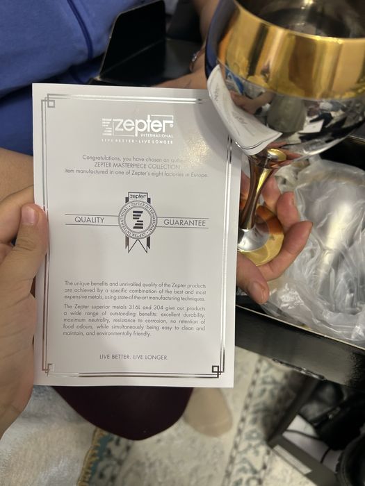 Продаю оригинал цептер бокал