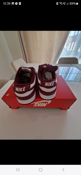 Nike Dunk Low retro red/white