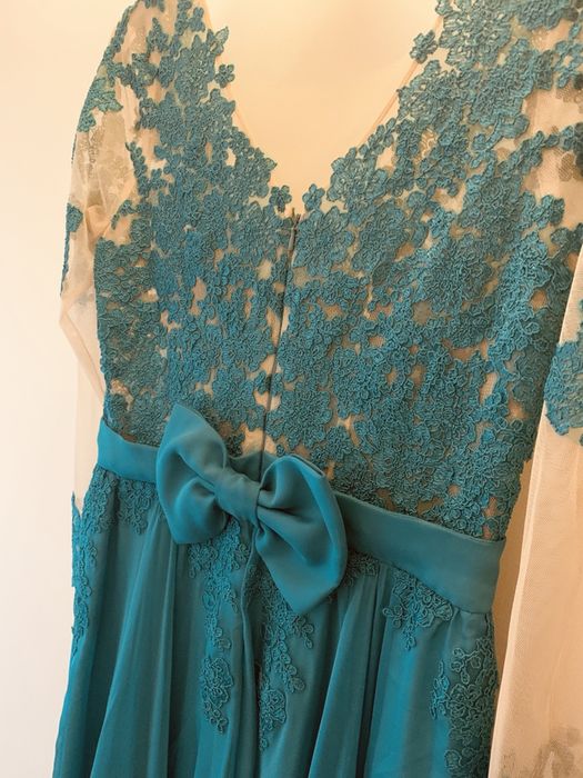 Rochie lunga de seara/ ocazie/ nunta sau botez