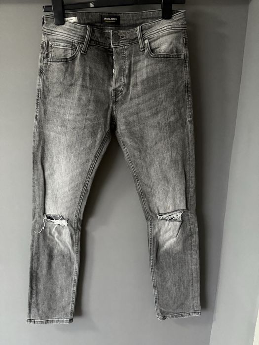 Мъжки сиви дънки jack&jones