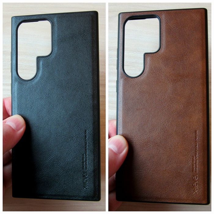 Samsung Galaxy S24 S23 / Ultra / Plus / X-LEVEL Лукс кейс кожен гръб