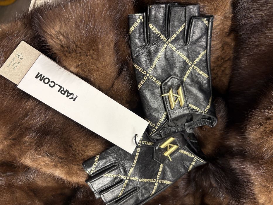 Manusi piele noi Karl lagerfeld