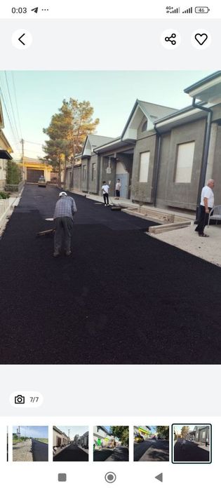 Sifatli va arzon narxda asfalt xizmati