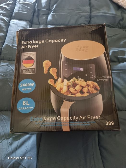 Airfryer, 6 litri, nou,200 lei
