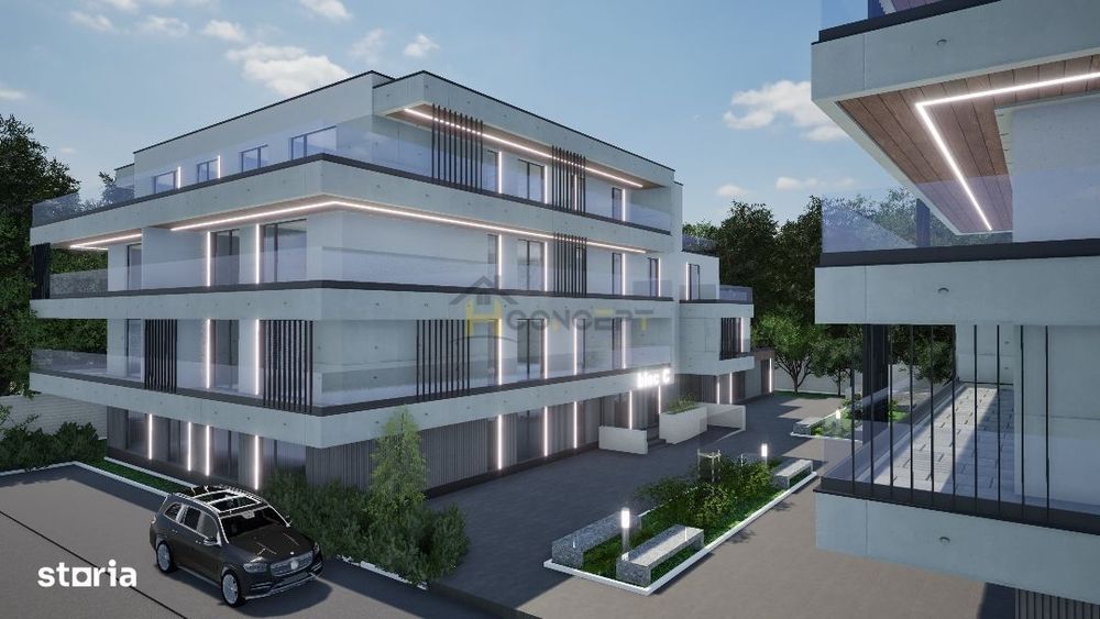 Pipera, Zona de Nord, 2 camere + terasa, imobil nou
