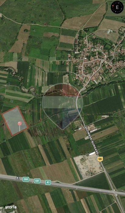 Teren de Vânzare 2.800 mp Bungard – Șelimbăr | Oportunitate Strategică