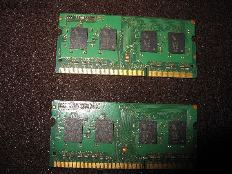 Рам памет за лаптоп 2х2гб, свалени от macbook pro 2012