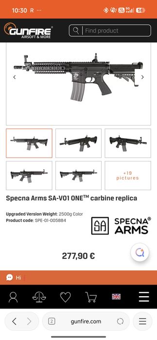 Реплика за еърсофт Specna Arms SA-V01