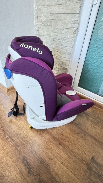 Scaun Auto Lionelo Bastiaan Violet 0-36 luni 360 grade rotatie