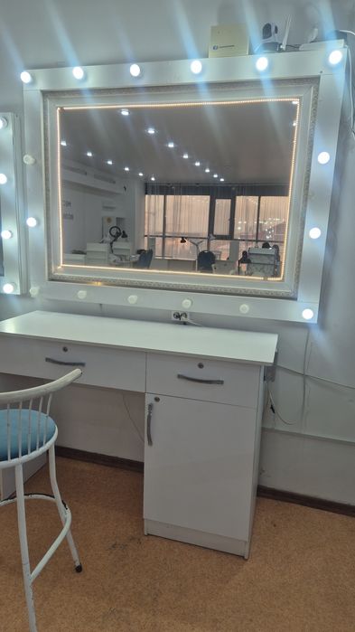 Визажные столы, маникюрные столы, перегородка, стелла