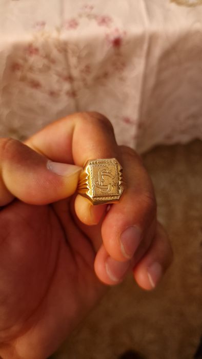 Ghiul barbatesc 14 k  aprox 8 gr