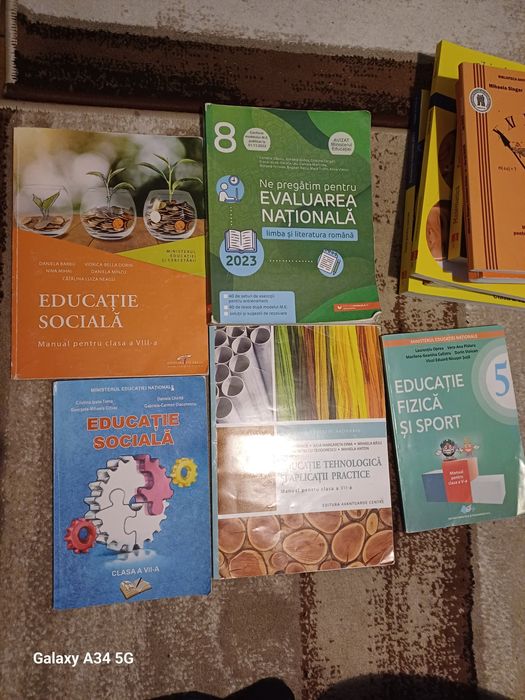 Cărții clasa 7 și 8,mate,română