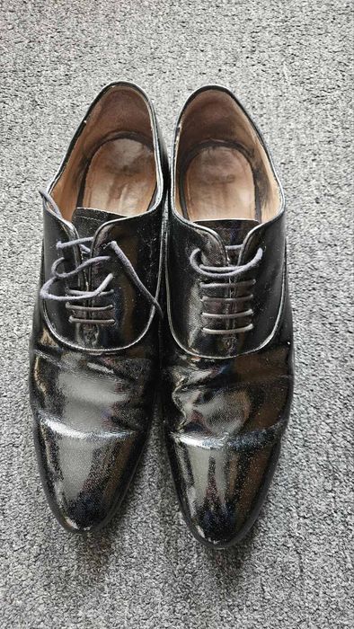 Мъжки обувки ZARA 44 – естествена кожа Черни