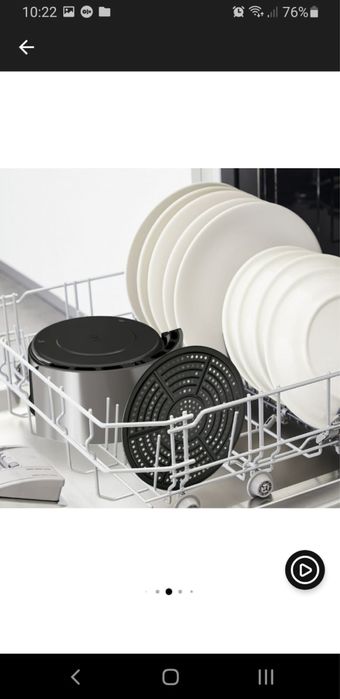 Friteuza cu aer cald Tefal Ultra Fray Digital EY111B15-