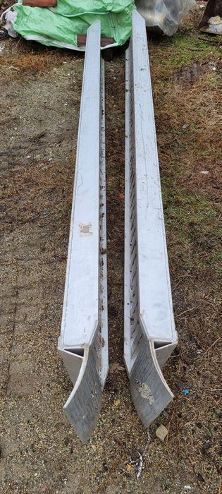 Rampe de aluminiu pentru încărcare miniexcavator