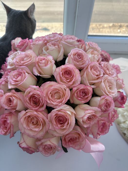 Букеты цветы Qazaqflowers