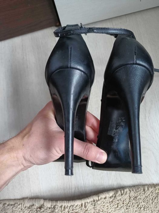 Sandale cu toc Steve Madden Woman Stecy Heeled Ankle Strap Sandals 9M