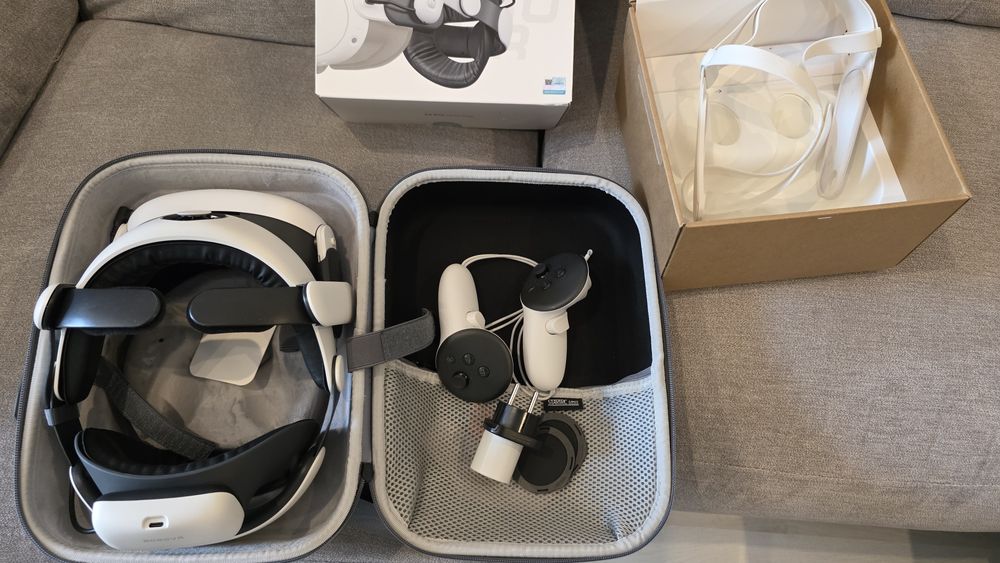 Meta Quest 3 512GB – Pachet Premium BoboVR S3 Pro – Ca Nou (achiziție eMAG 2025)