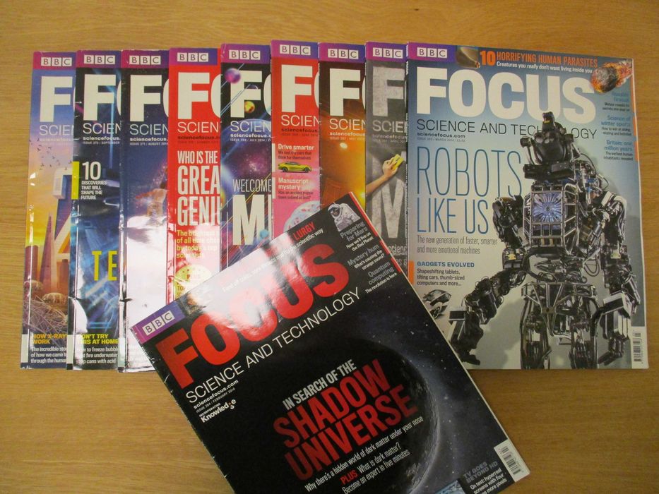 Colecție reviste BBC Focus, 2014 - 2016, 28 numere, engleză