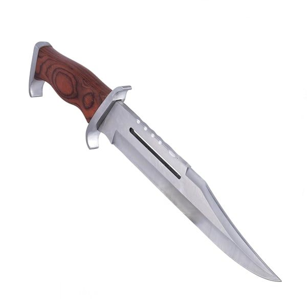 Cutit de vanatoare, Rambo 3, DEPOX®, 42 cm, teaca inclusa