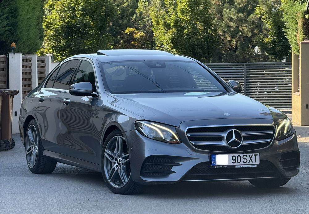 Mercedes E220 d 194 CP AMG Edition / Trapă / Camere 360 / Lumini ambientale