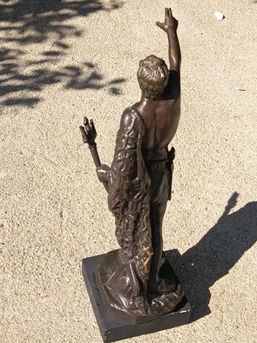 Statueta Gladiator Bronz Masiv