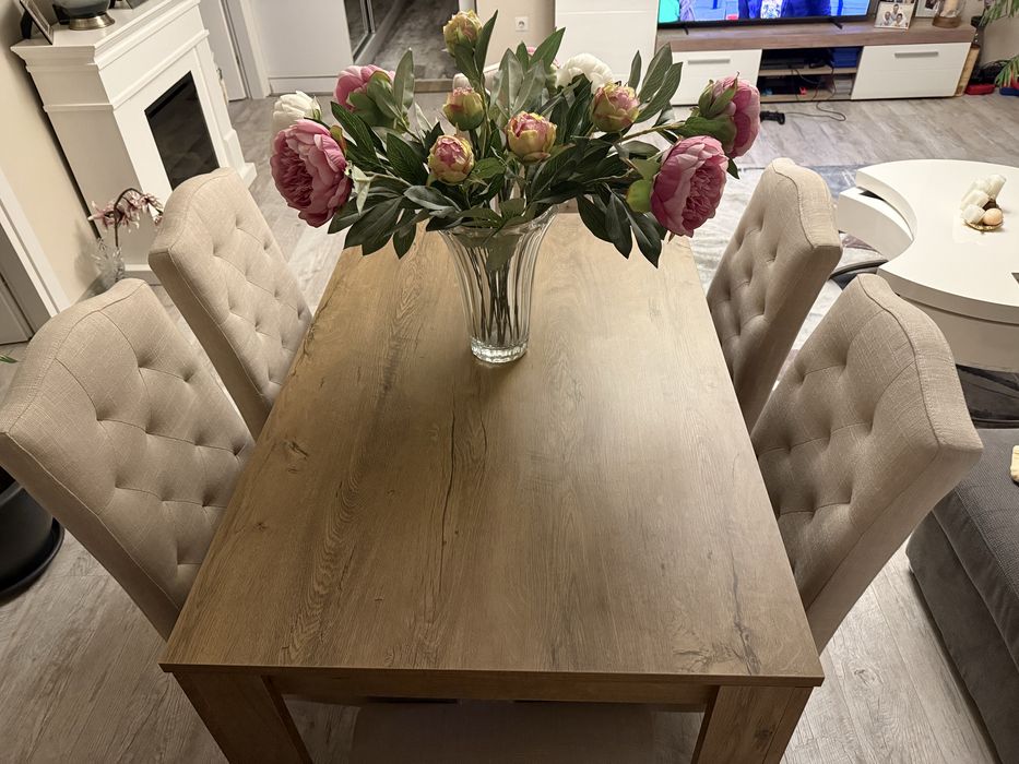 Masa dining pal stejar mobexpert 120/70