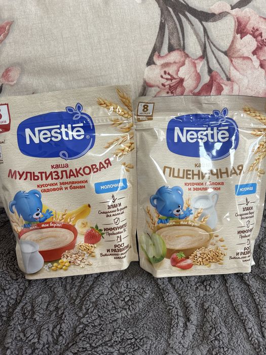Детские молочные каши от Nestle