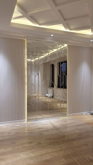 Ромбикли дизайн ойналар