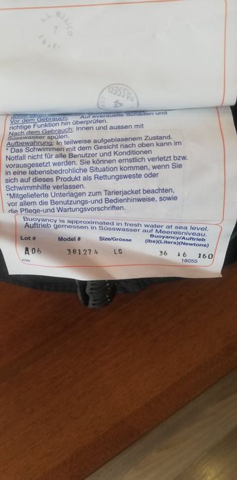 Водолазна жилетка. Seaquest Diva xlt.
Размер L-Lg. Цена 390 лева. Нова