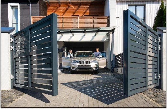 Ворота врезка калитки