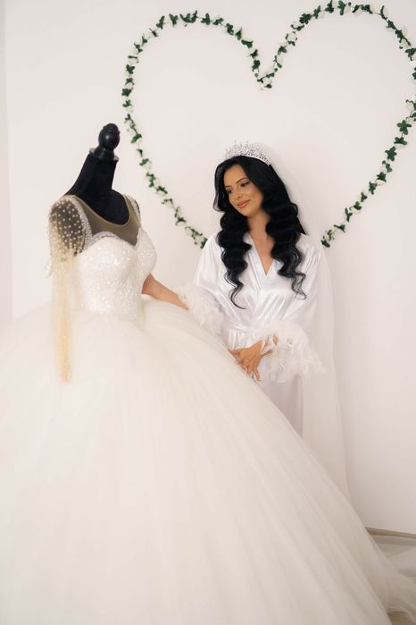 Rochie de mireasă XS model unicat