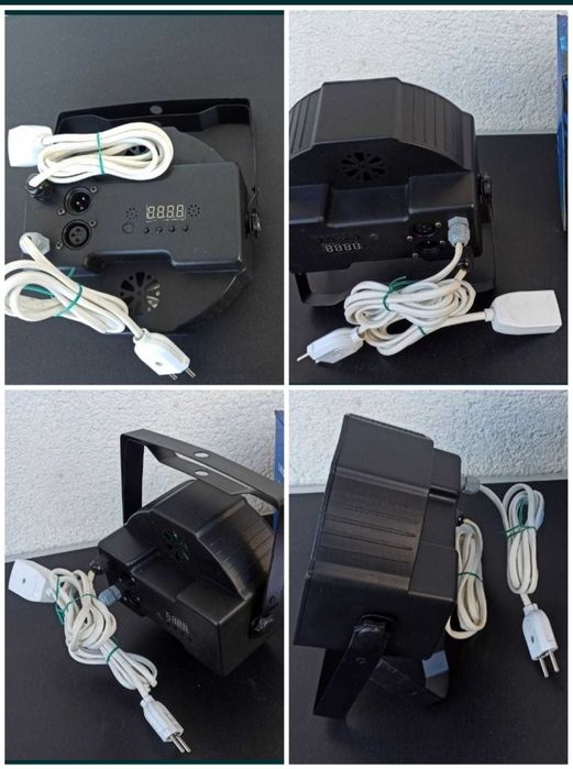 Led flat par light 18x1w rgb disco party ball 6x3w accesorii camera