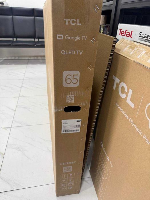 Телевизор TCL 65 T6D QLED 4K Google TV установка есть доставка бонус