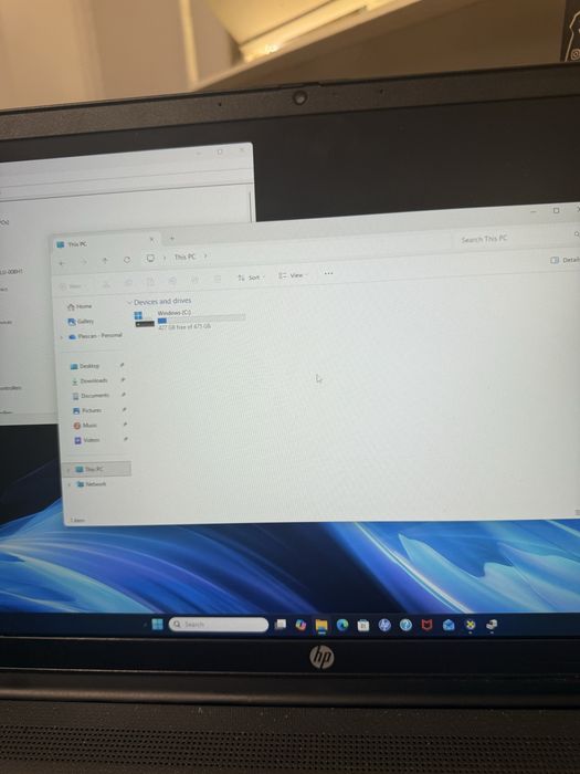Laptop HP 17" Ryzen 5 7520U 512GB SSD Testat Resetat Verificat Activat