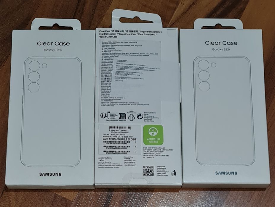 Husa originala Samsung Clear Case S23 Plus S23+ S916