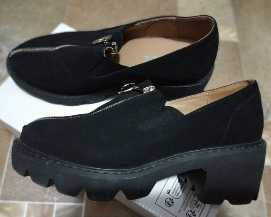 Pantofi catifea nr 35