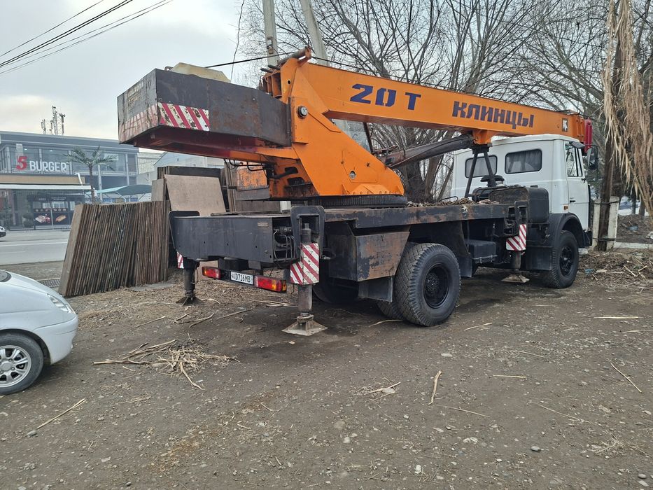 Автокран клинц маз