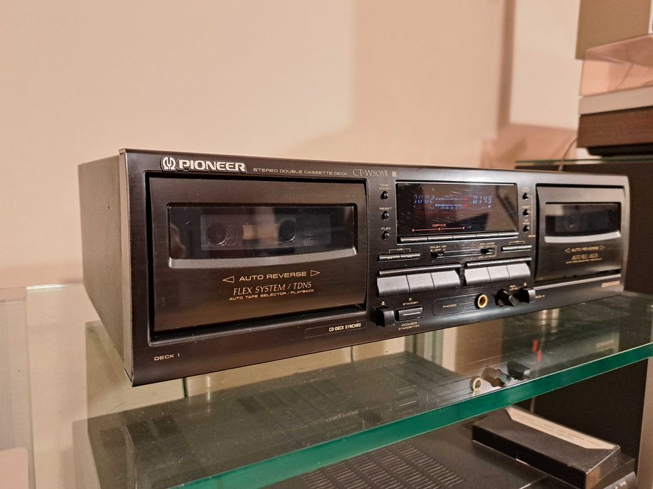 Deck dublu Pioneer CT-W505R, HXPro, FLEX