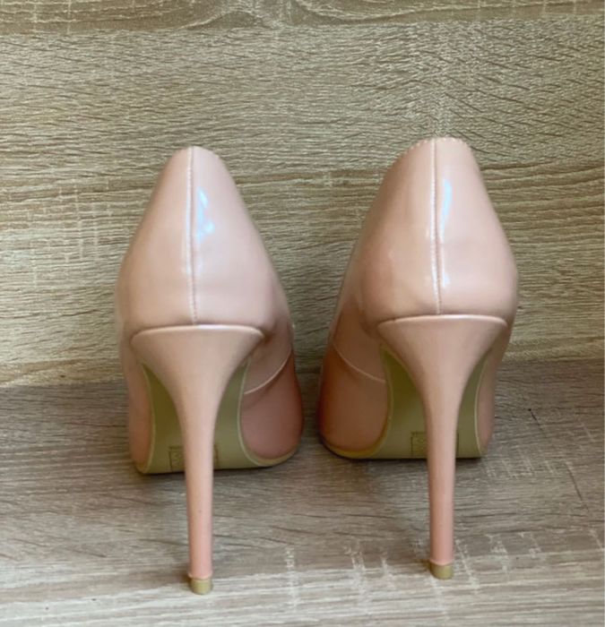 Pantofi superbi, eleganți, Stilleto, cu vârf ascuți, roz, 36