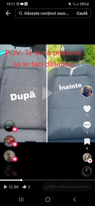 Recondiționez faruri auto cu polimer și scaune auto cu aspirator cu ab