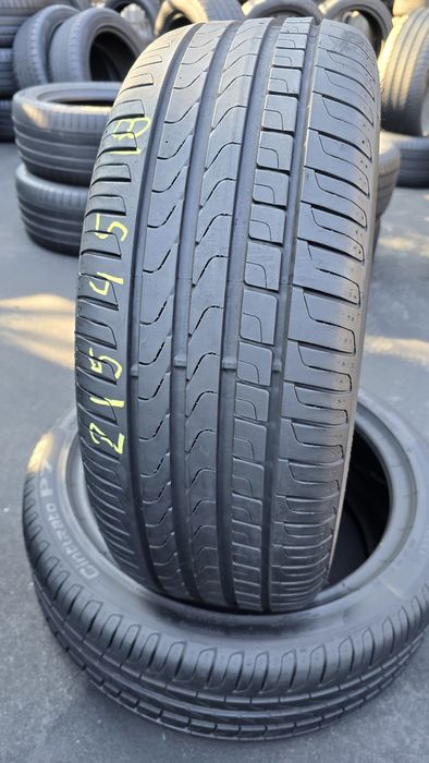 2 anvelope vară Pirelli 215/45/18 -6 mm