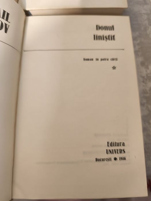 Donul linistit,Mihail Solohov 4 volume