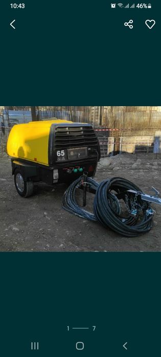 Аренда, услуги компрессора