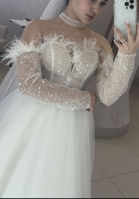 Свадебное платье размер 42-44