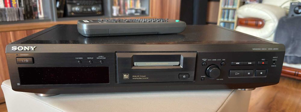 Minidisc Sony MDS-JE330 -Stare impecabila cu telecomanda originala