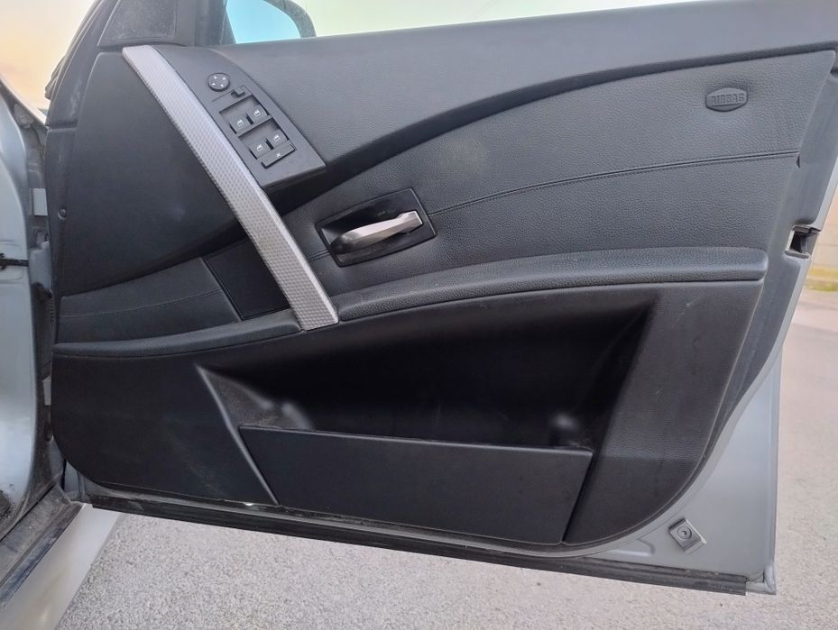 Черен кожен рекаро салон за BMW e60