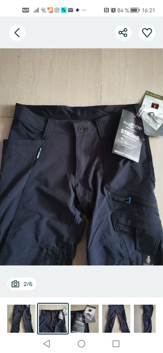 Vand pantaloni munca MASCOT noi cu eticheta marimea 46